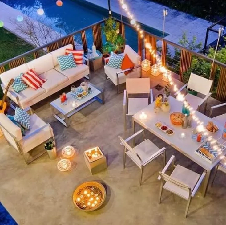 comedor de jardín