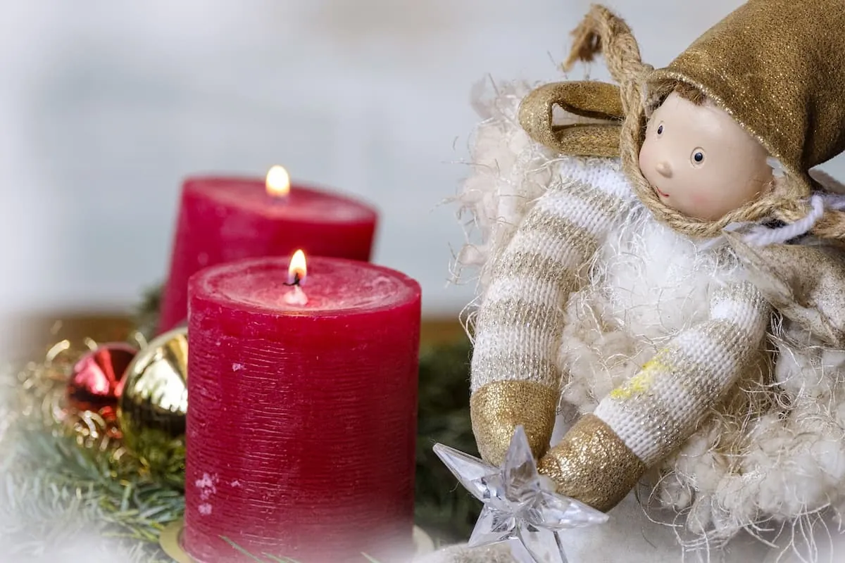 corona de navidad para puertas pequeñas