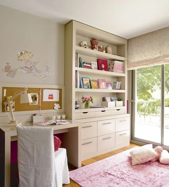 Detalles decoración habitación de niña Decoración habitación de niña: detalles encantadores con colores suaves y muebles versátiles