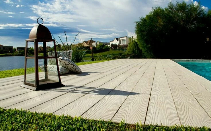 piso hormigón simil madera