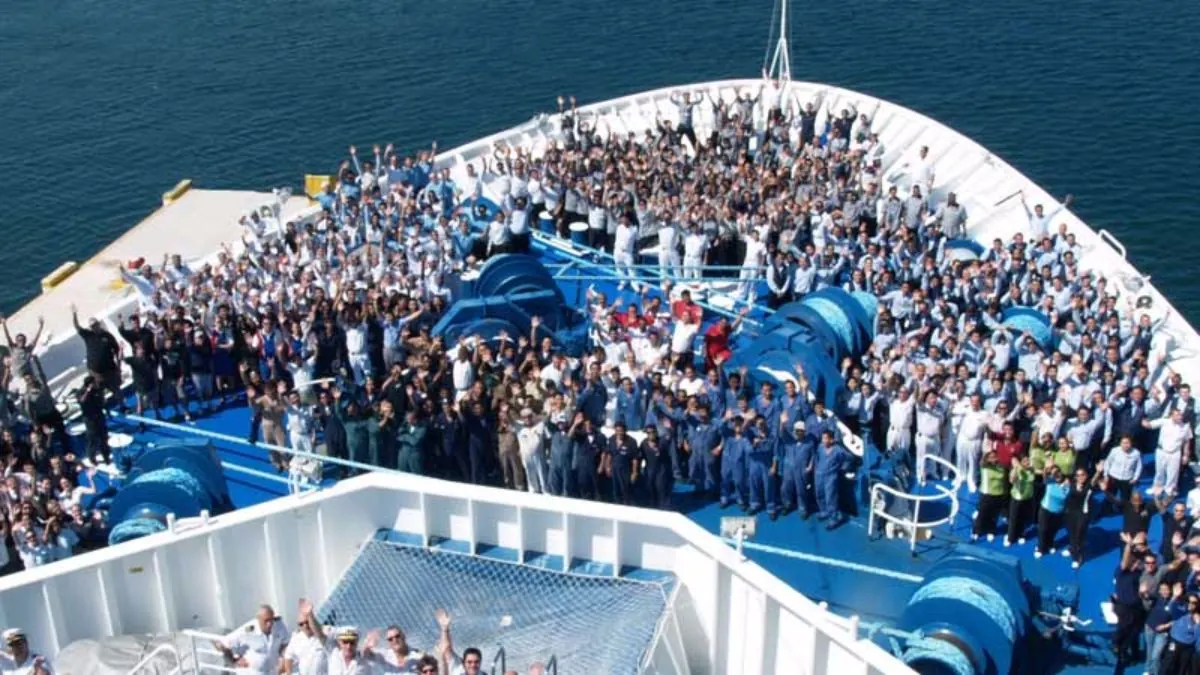 crucero trabajo