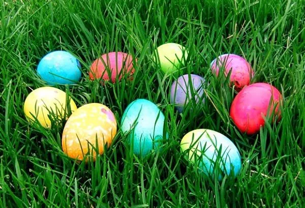 huevos de pascua donde esconder