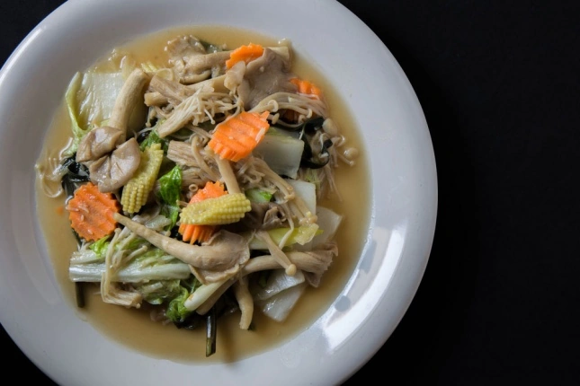 sopa con kale