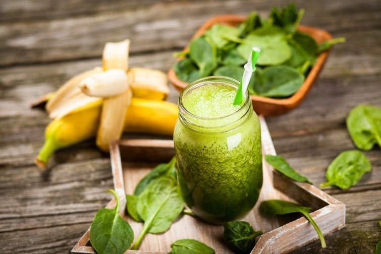 licuado de verduras verdes