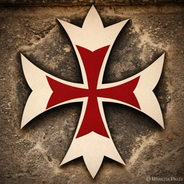Cruz de Malta: Ocho puntas simétricas (similar a pétalos o alas).