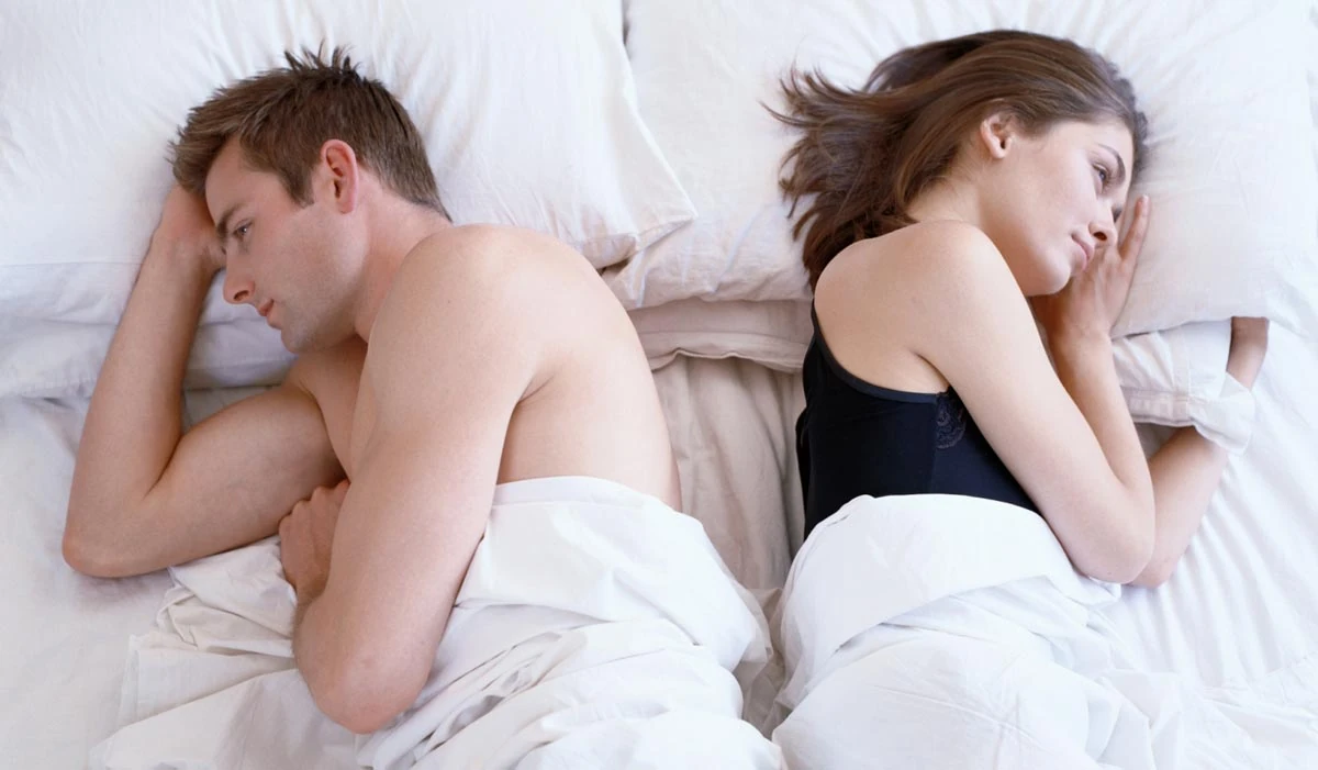 Pareja con problemas de sexualidad