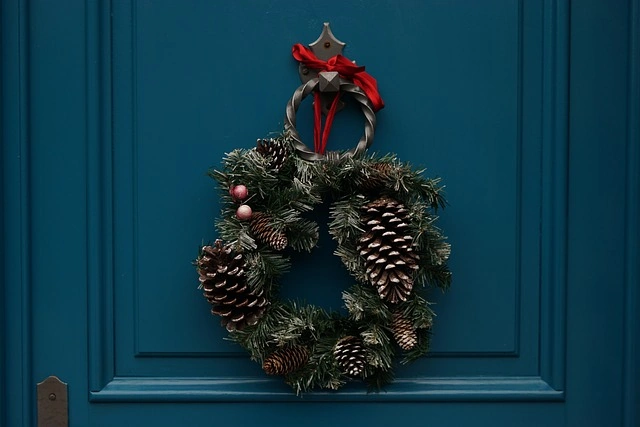 corona de navidad para puertas