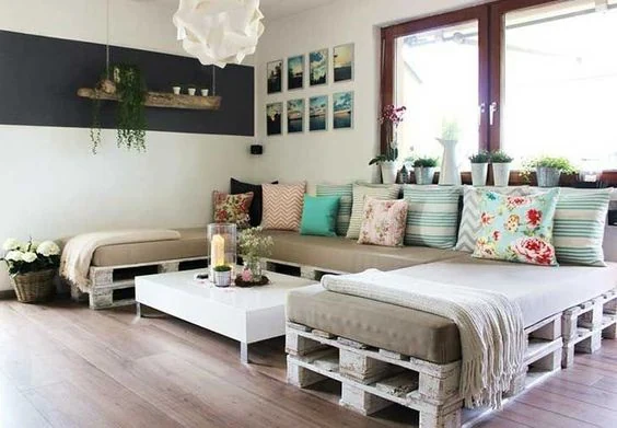 cómo decorar con palets
