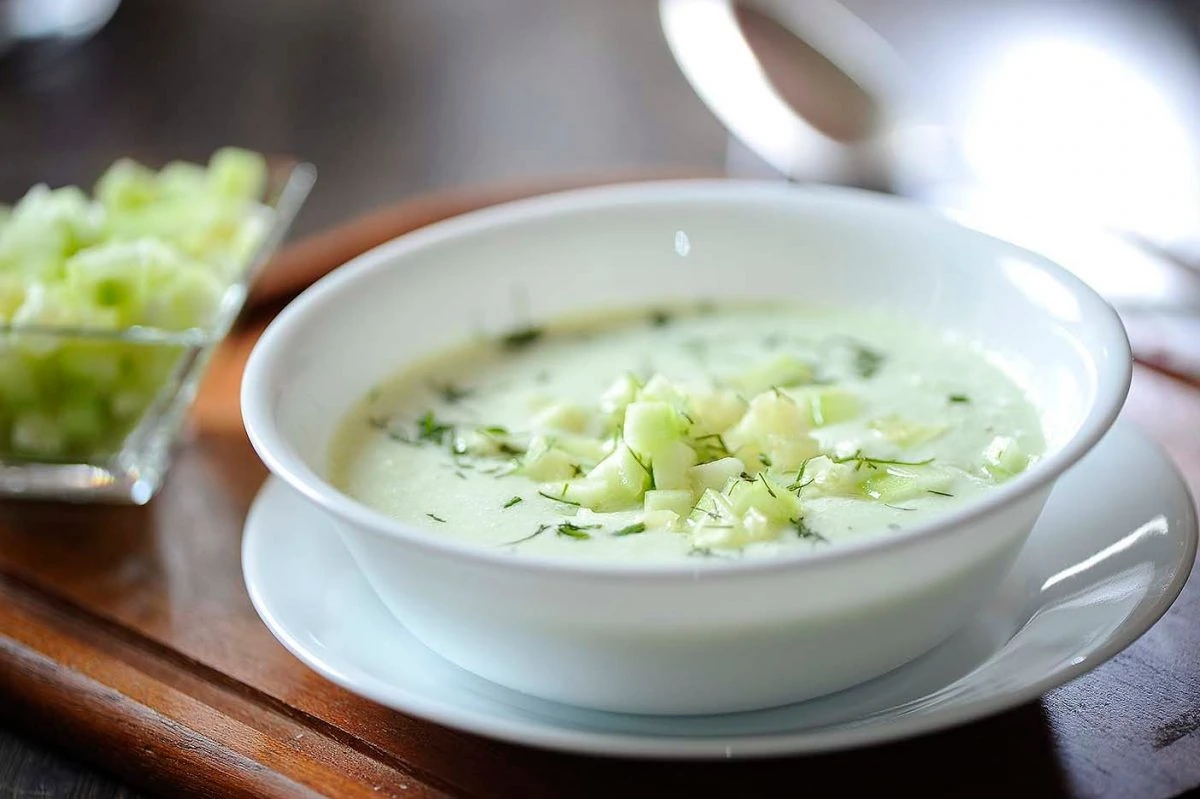 Sopa fría de pepino