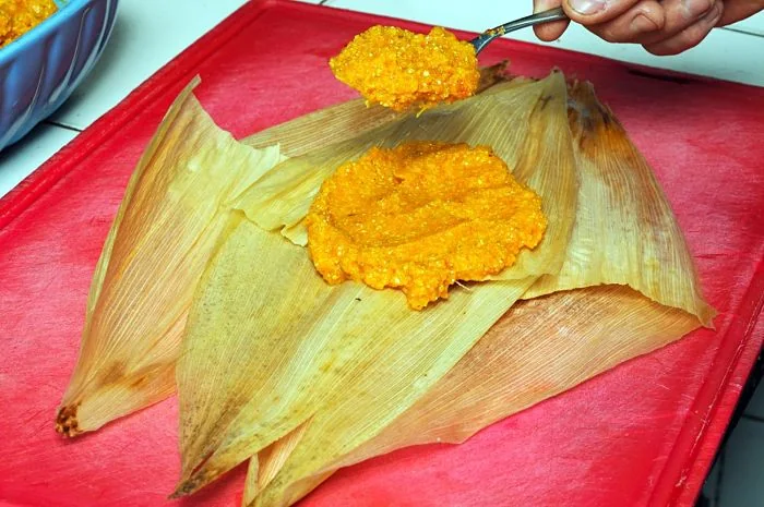 armado del tamal