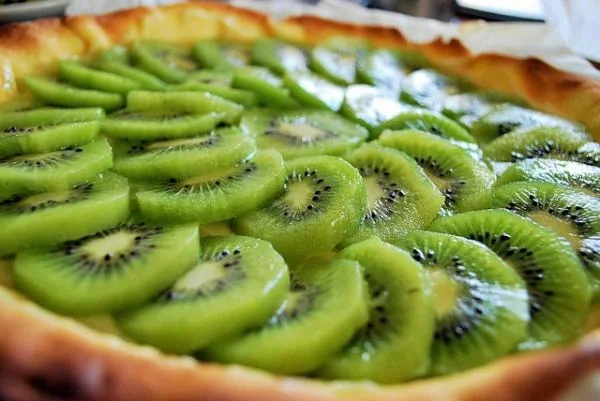 tarta de kiwi