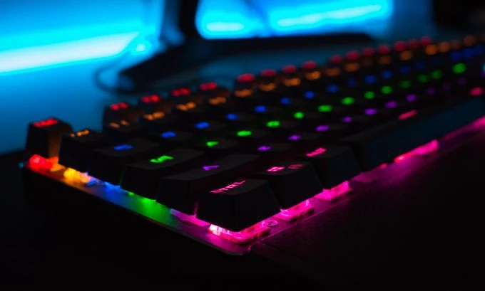 Teclado gamer videojuegos tecnologia computadora