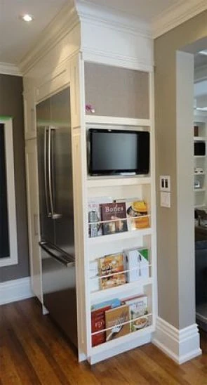 televisor en la cocina