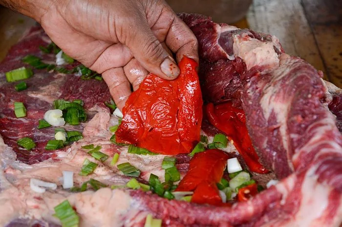 vacío relleno al horno